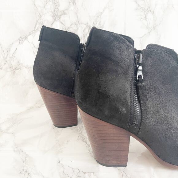 RAG & BONE Suede Margot Boot Black 38.5 - Picture 6 of 8